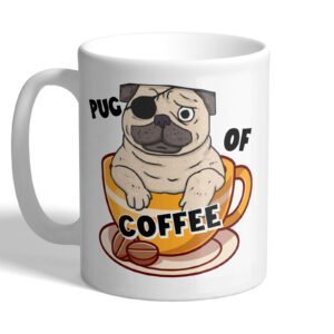 pug of coffee cup pet gift mug