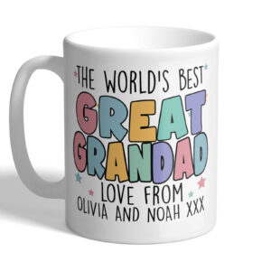 Personalised best great grandad World's Best Custom Names Birthday Keepsake Family Christmas Sentimental Love Present